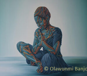 Inner Peace, Oil on Canvas, 36 x 40 inches, 2019