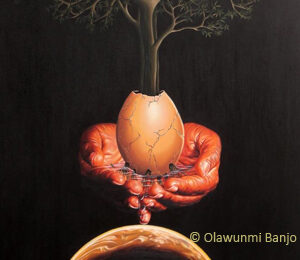 Nurture, Oil on Canvas, 40 x 36 inches, 2012