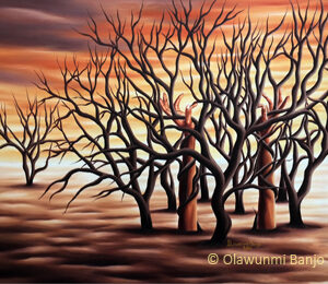 Unfolding Hands II, Oil on Canvas, 22 x 28 inches, 2014